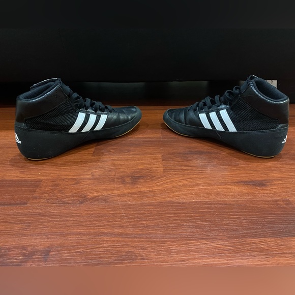 Adidas HVC 2 Youth Wrestling Boxing Shoes Black Q33839 Youth Kids Size US 5.5 - Picture 7 of 9